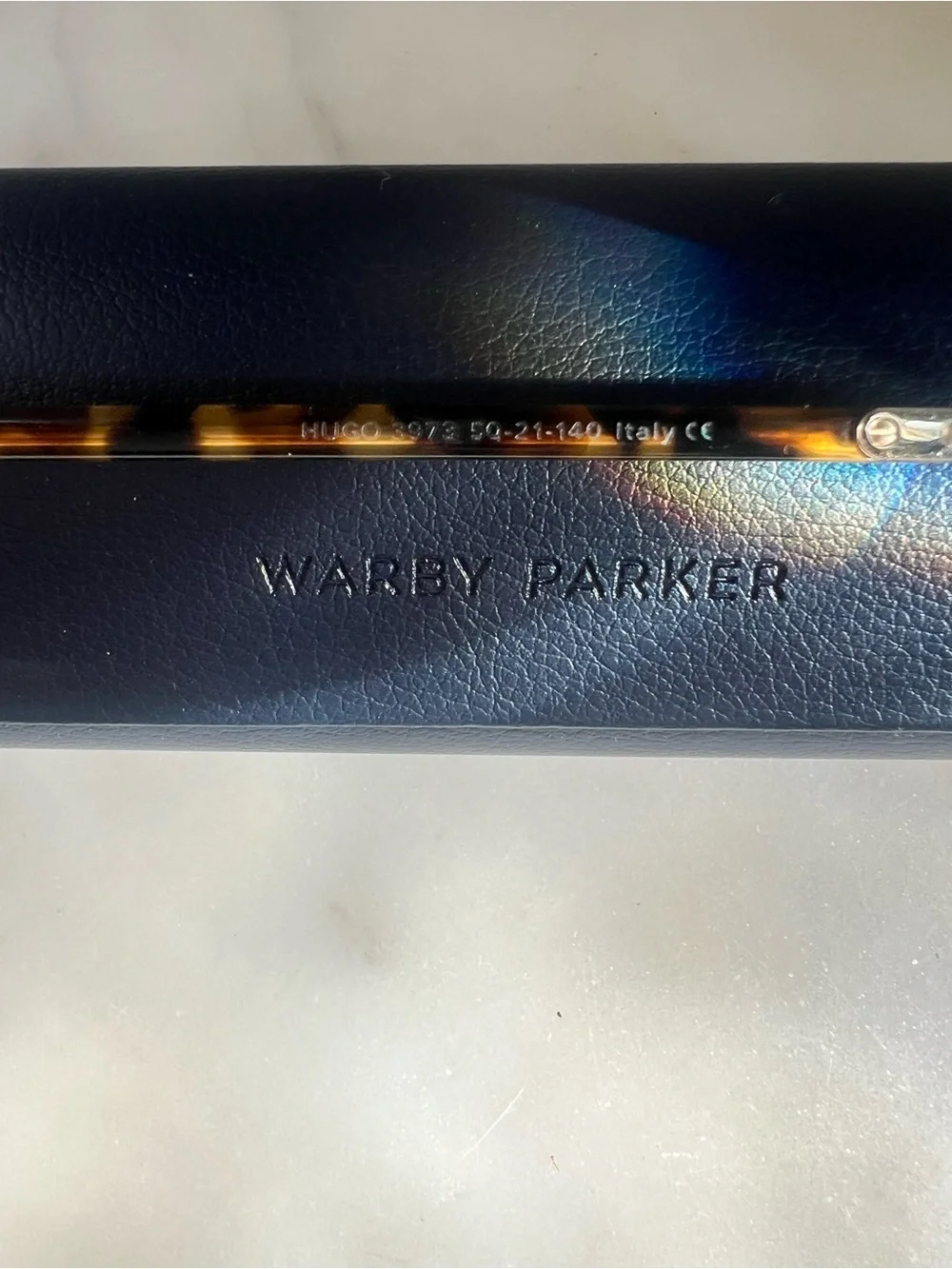 Warby Parker Round Tortoiseshell Eyeglasses with Original Case